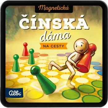 Šachy ALBI HRA Čínská dáma magnetická na cesty *SPOLEČENSKÉ HRY* alpk093106