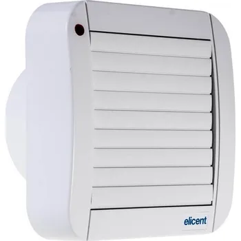 Domácí ventilátor ELICENT ventilátor do koupelny ECOLINE 150 mm, elektricky ovládaná žaluzie