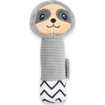 NEW BABY PLYŠ Lenochod pískací s kousátkem pro miminko | 175103