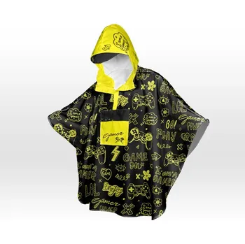 Panel se střihem na dětskou pláštěnku Iris gamer 146 - 170