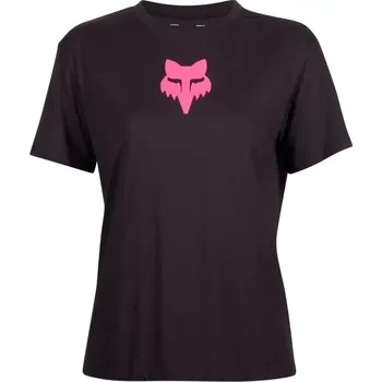 Dámské oblečení Fox Womens Fox Head Tee black/pink M