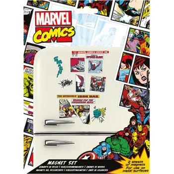 Magnetická kreslící tabulka _Ostatní 1_ Magnetky Marvel Comics komiksové motivy set 18ks na kov ms65080