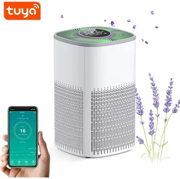 Čistička vzduchu Tuya Smart WiFi Čistička vzduchu s indikátorem PM2,5 APP Control