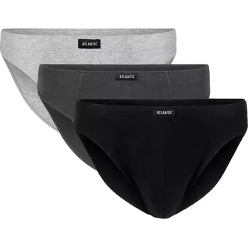 Slipy Atlantic Pánské slipy 3 pack 322 Sport mix M