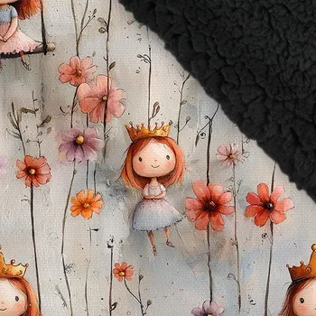 Zimní softshell s černým beránkem premium 20000 / 10000 princezna rusovláska