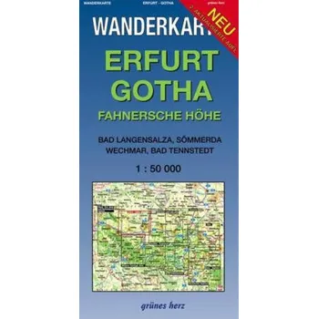 Wanderkarte Erfurt-Gotha, Fahner Höhe