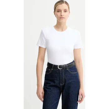 Pánské tričko Bavlněné tričko Calvin Klein LV044C216G bílá 00X, vel. XS