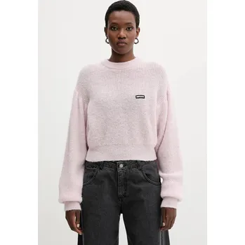 Dámský svetr Vlněný svetr Rotate dámský, růžová barva, 114278191 03X, vel. M