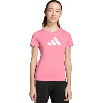 Chlapecké oblečení Dětské bavlněné tričko adidas růžová barva, JV5261 34X, vel. 140