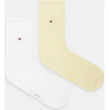 Pánské ponožky Ponožky Tommy Hilfiger 2-pack 100001493 žlutá 10X, vel. 35/38