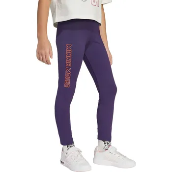 Dětské legíny adidas fialová barva, s potiskem, JL9192 45X, vel. 92