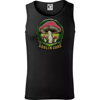 Pánské termoprádlo Goblincore red capped mushrooms - Tílko pánské Core - XL ( Černá )