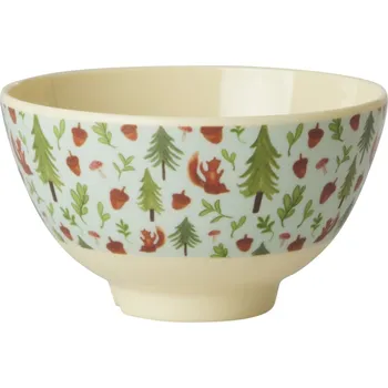 rice Melaminová miska Happy Forest Blue 300 ml