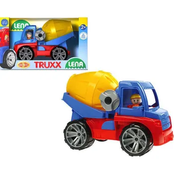 Dřevěná hračka LENA Truxx domíchávač 37 cm *Malý stavitel* Autíčko (okrasná krabice) ln04413
