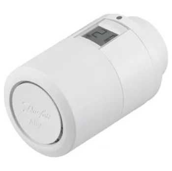 Hlavice pro radiátor DANFOSS ALLY termostatická hlavice M30x1,5, bezdrátová, elektronická, bílá