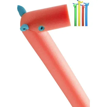 MATUŠKA-DENA Vodní nudle pískací Koník 1450mm pěnová trubice 4 barvy md0798