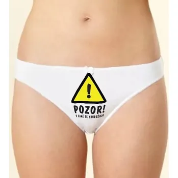 Kalhotky Kalhotky - Pozor, v zimě se neudržuje - S tanga_bílá