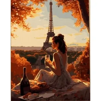 Set školních potřeb Malowanie po numerach Kobieta 40x50cm 1009855