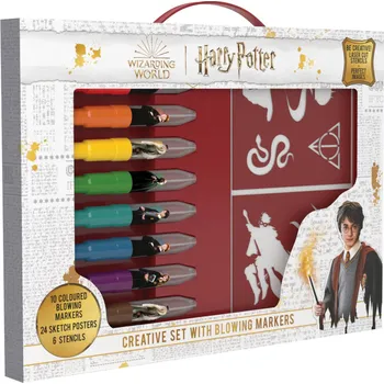 JIRI MODELS Kreativní set foukací fixy 10ks Harry Potter 7