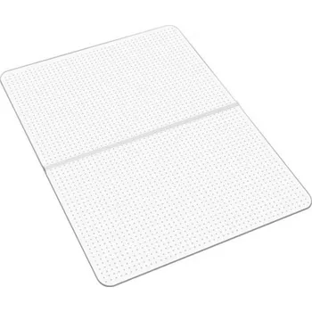 Podložka pod nábytek Podložka pod židli VEVOR, 915 x 1225 mm kancelářská podložka pod židli na koberce, plastový ochranný koberec s cvočky, protiskluzový a snadno čistitelný, hladce klouzavý koberec pod stůl pro domácí kancelář (obdélníkový)