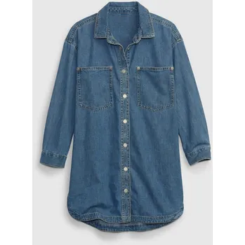 Dívčí šaty GAP Dívčí Dětské džínové šaty GAP Modrá 128/134 (2913893)