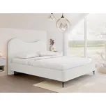 Čalouněná manželská postel Rofesa, Potah: Natural CFF0031-3, Rozměr postele: 160x200 MIRJAN 5903211419195