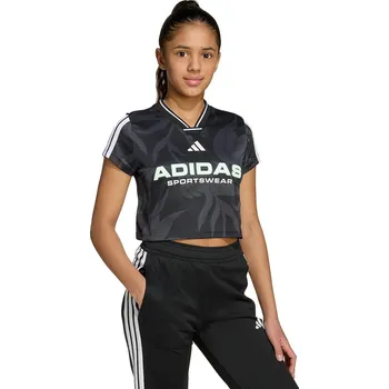 Dívčí oblečení Dětské tričko adidas černá barva, JW7453 99X, vel. 140