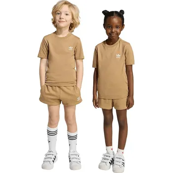 Dětská bavlněná souprava adidas Originals JY4879 zelená 19X, vel. 110