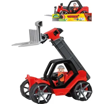 LENA TRUXX 2 Teleskopický nakladač funkční set s figurkou plast v krabici ln04533