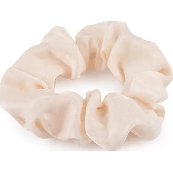 Gumička scrunchie do vlasů Varianta: 13 béžová světlá, Balení: 1 ks