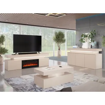 Obývací stěna Sestava nábytku do obývacího pokoje Lestirola Bis XI, Barva:: pouštní písek MIRJAN 5903211450396