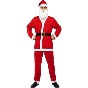 Karnevalový kostým Funiglobal - Plus size kostým Santa Klaus pro muže - XXL