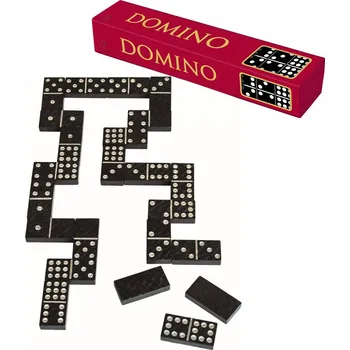 Domino DETOA DŘEVO Hra Domino klasik 55 kamenů v krabičce *DŘEVĚNÉ HRAČKY* dt10242