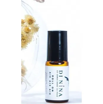 Lékárnička DI-NINA: Zklidňující roll-on „Smíl“-ošetřující olej (ROLL ON AIE AIE AIE IMMORTELLE) 5ml DI NINA K137