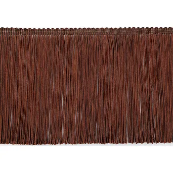 Galanterie Třásně lesklé husté šíře 15,5 cm, barva 11 hnědá