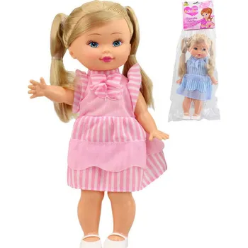 Panenka _Ostatní 1_ Panenka s copánky v pruhovaném oblečku 2 barvy 85960