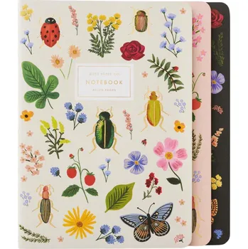 Zápisník Rifle Paper Co. Linkovaný zápisník Curio – set 3 ks