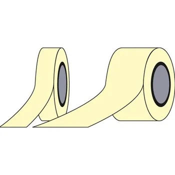 Značkovací páska, fotoluminiscenční, ISO 7010, fólie 25 x 50 mm