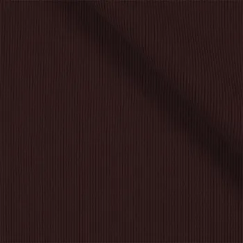 Žebrovaný náplet nový OSKAR premium tmavě hnědá № 42