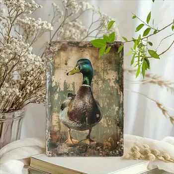 Plechová cedule BAF Plechová vintage cedule Kačer 30 x 20 cm