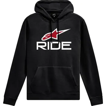 Pánská mikina Mikina - ALPINESTARS Ride Hoodie V3 Hoodie 2025 - Black / White / Red L