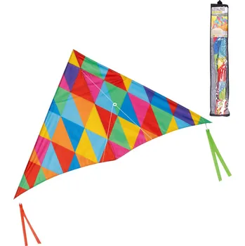 Létající drak _Ostatní 1_ Drak létající barevný 125x70cm plastový w103140