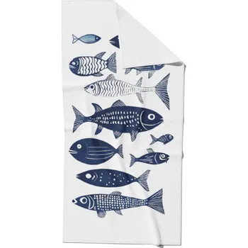 Rychleschnoucí osuška 80x160 ryby z hlubin