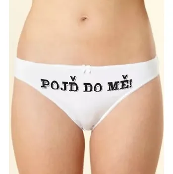 Kalhotky Kalhotky - pojď do mě! - L klas_bílá