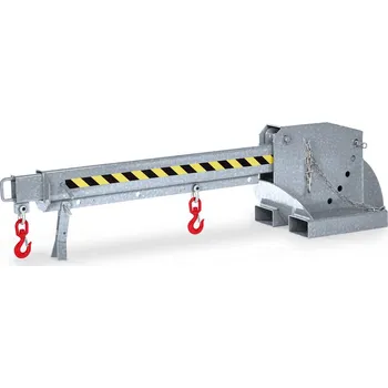 Paletový vozík Jeřábové rameno, výsuvné a výškově nastavitelné, 650 - 3000 kg, zinkované