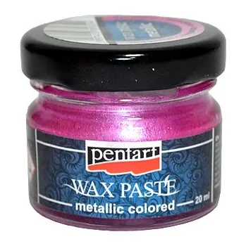 zubní pasta Pentart Vosková pasta barevná metalická PENTART 20 ml MAGENTA