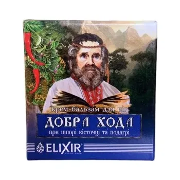 Tělový balzám ELIXIR: Dobrá chůze: Regenerační krémový balzám na namáhaná chodidla 10ml M183