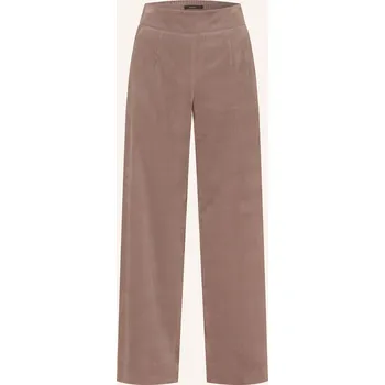 Dámské kalhoty Windsor. Dámské Marlene Kalhoty Z Manšestru, hnědá, 38