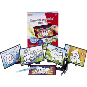 omalovánky _Ostatní 1_ Kouzelné malování vodou kreativní set 6 obrázků se stojánky a štětcem 22088755