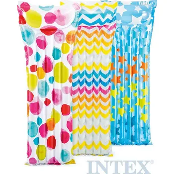 INTEX Lehátko nafukovací s potiskem 183 x 69 cm matrace do vody 3 druhy it59711